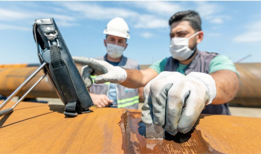 ¿Cómo se puede acceder a la capacitación en el área de inspección de soldaduras y ensayos no destructivos?