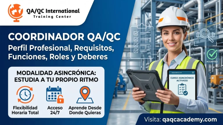 Coordinador QA/QC: Perfil Profesional, Requisitos, Funciones, Roles y Deberes